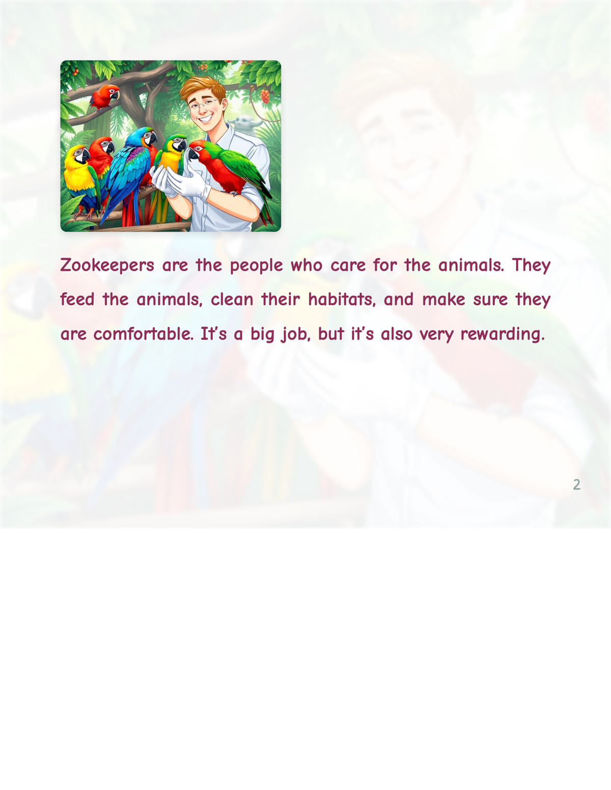 Want to work at a zoo? - HardCopy