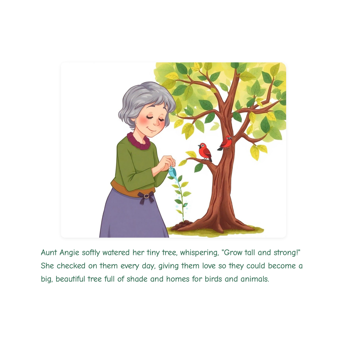 Aunt Angie's Farm Planting Trees - Hardcopy