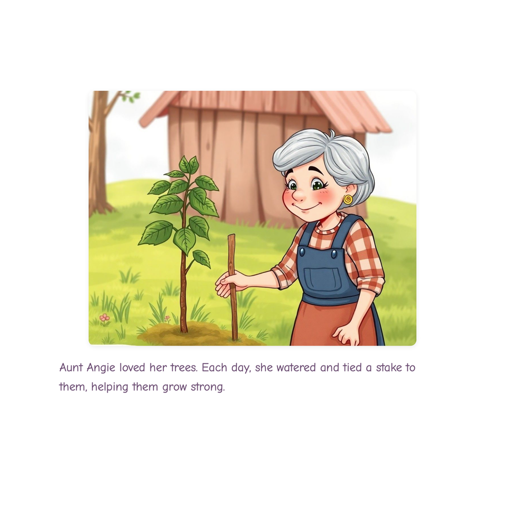 Aunt Angie's Farm Planting Trees - Hard Copy