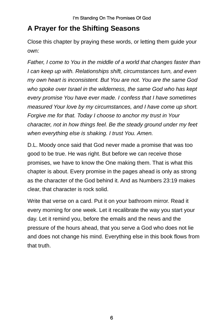 I’m Standing On The Promises Of God - Paperback