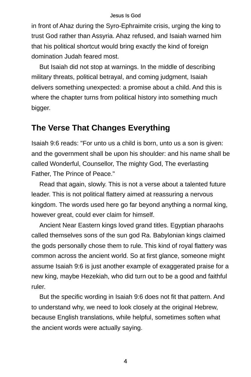 Jesus Is God - Paperback