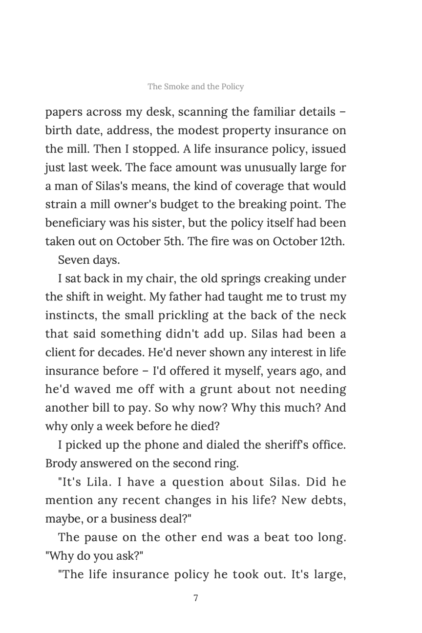 Lila Finch:  The Premium For Peril - Paperback