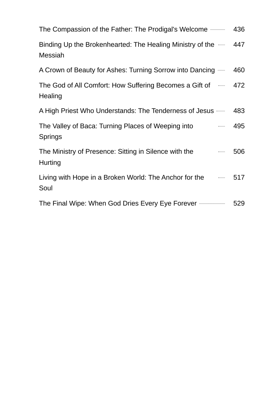 Tears in a Bottle: A Complete Scriptural Study of Weeping, Grief, and Divine Compassion - Paperback