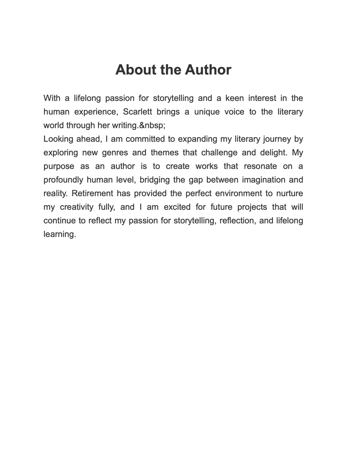 The End of All Songs – Dystopian Fiction (279 Pages) Paperback