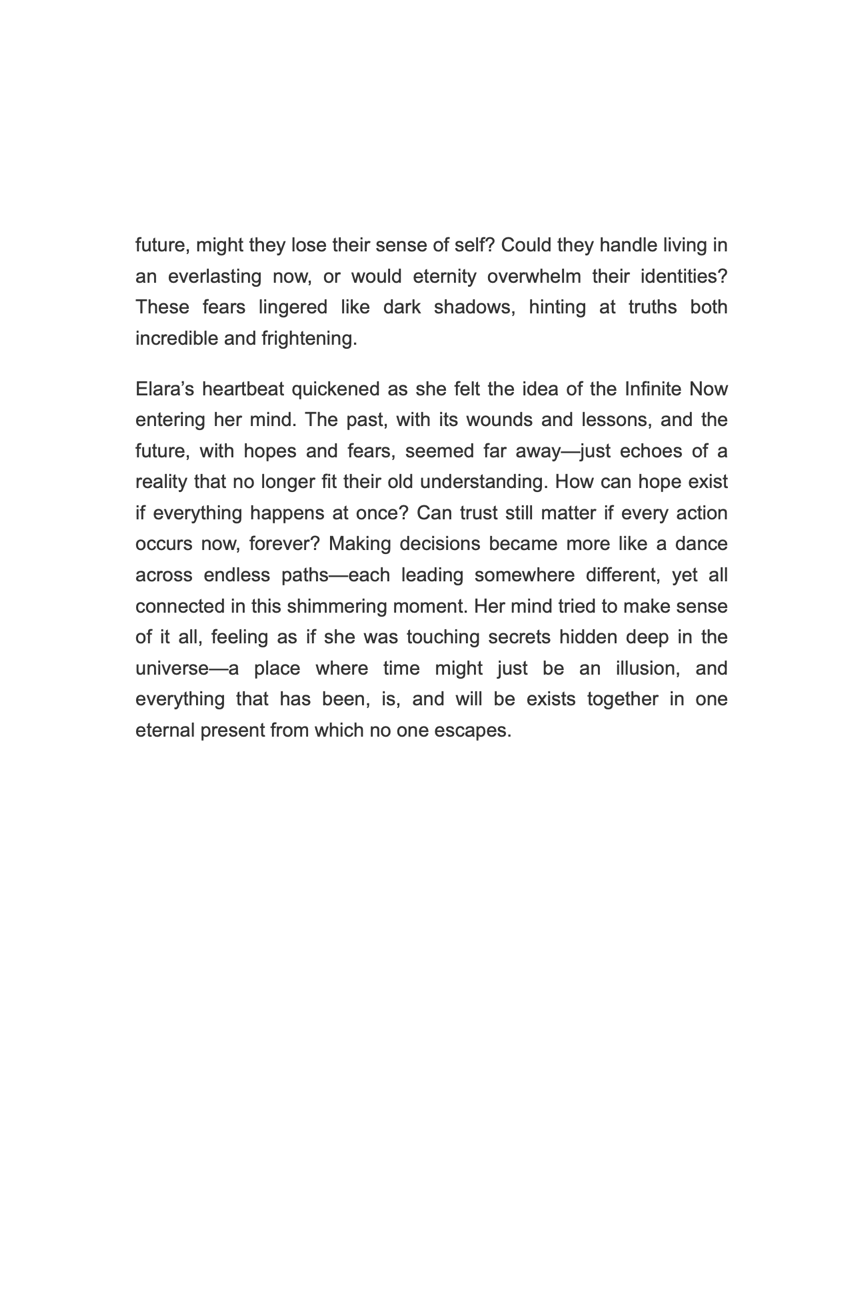 The Infinite Now – Time Travel Science Fiction Novel (98 Pages) Paperback