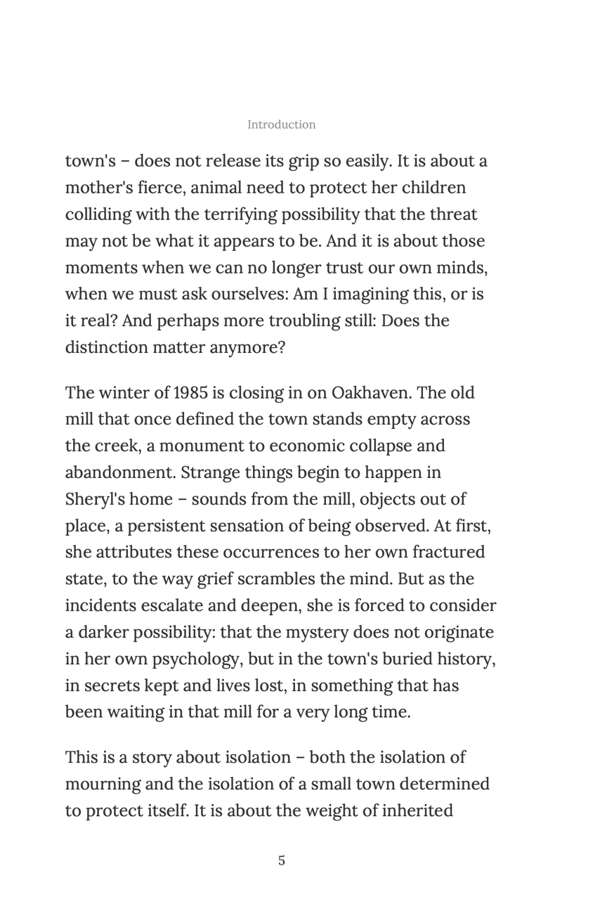 The Mill Creek Silence - Paperback