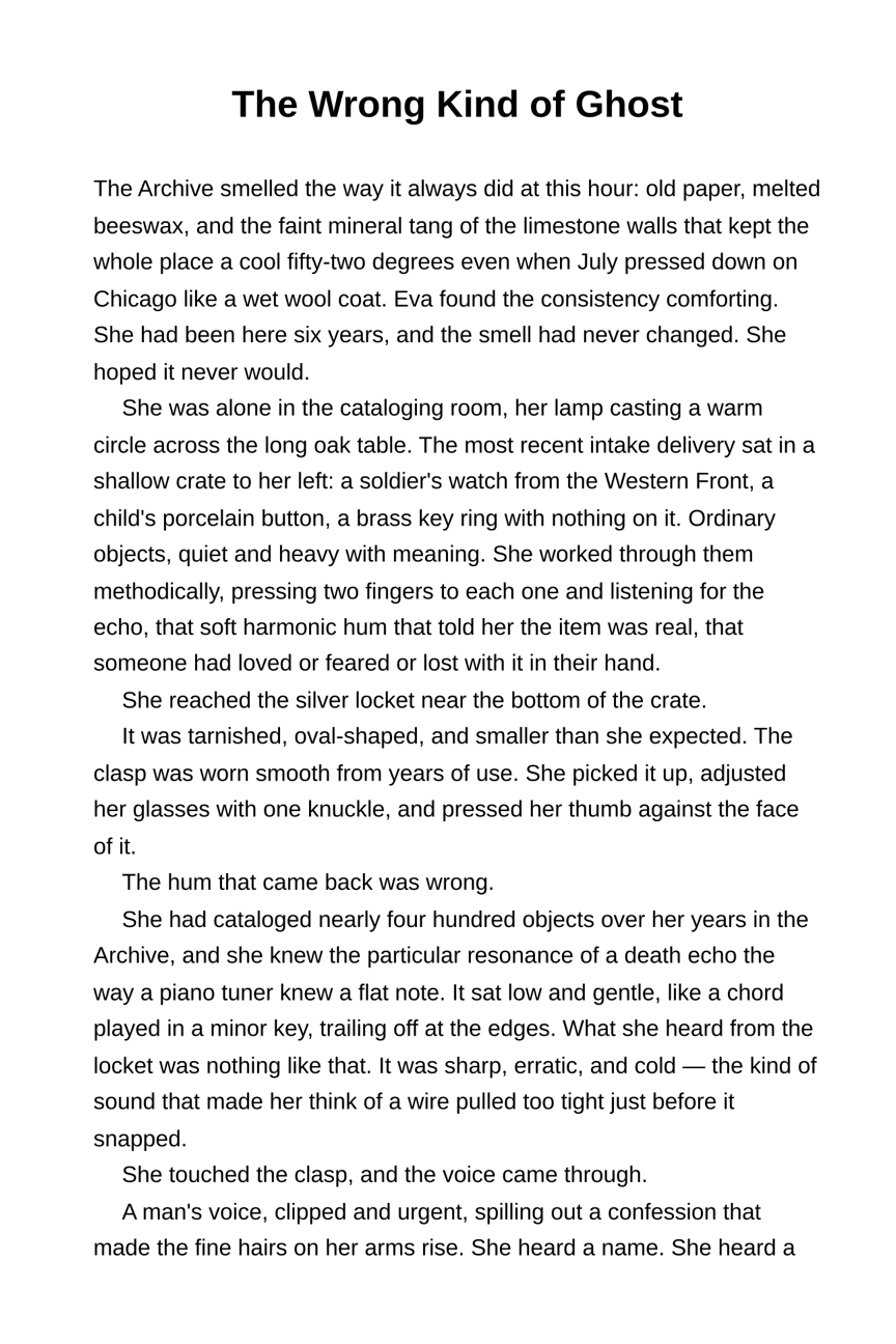 The Archive of Unspoken Echoes - Paperback