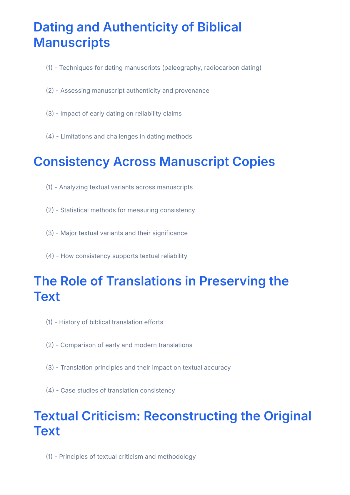 The Bible’s accurate and textual reliability - (104pgs) -  e-Book