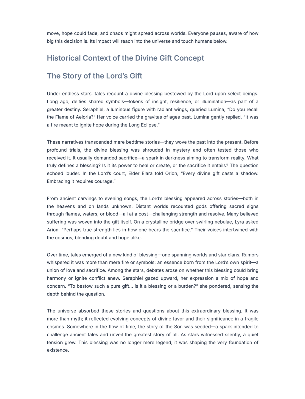 The Cosmic Gift - Paperback