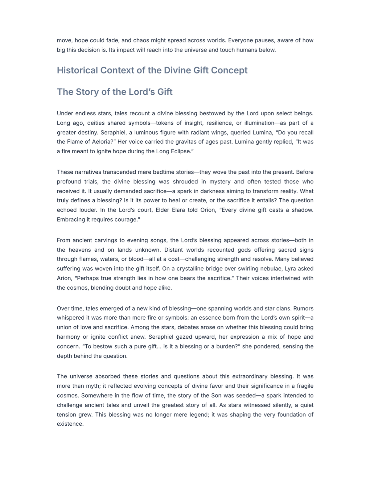 The Cosmic Gift - Paperback