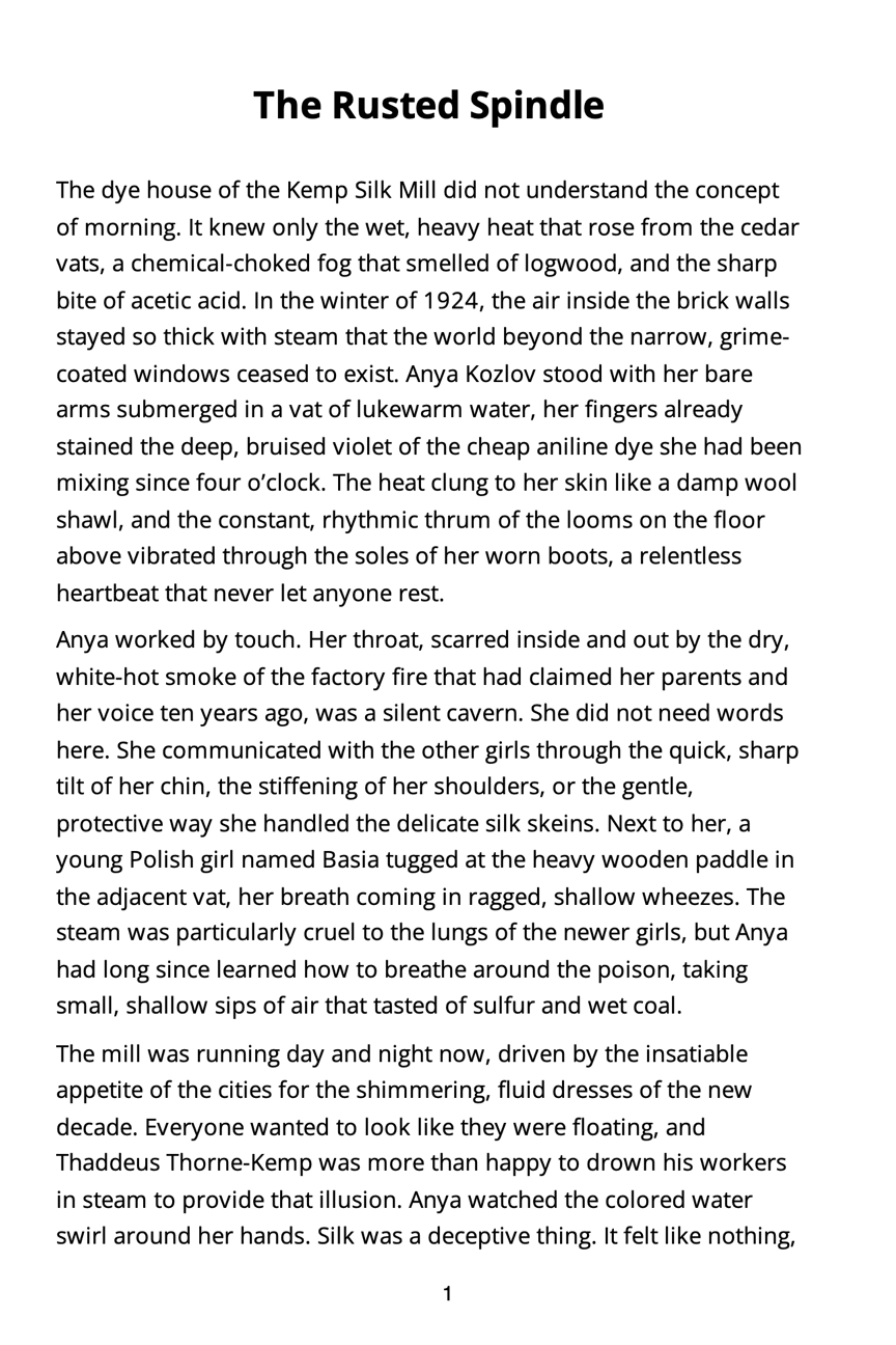 The Weight of Watered Silk-e-Books