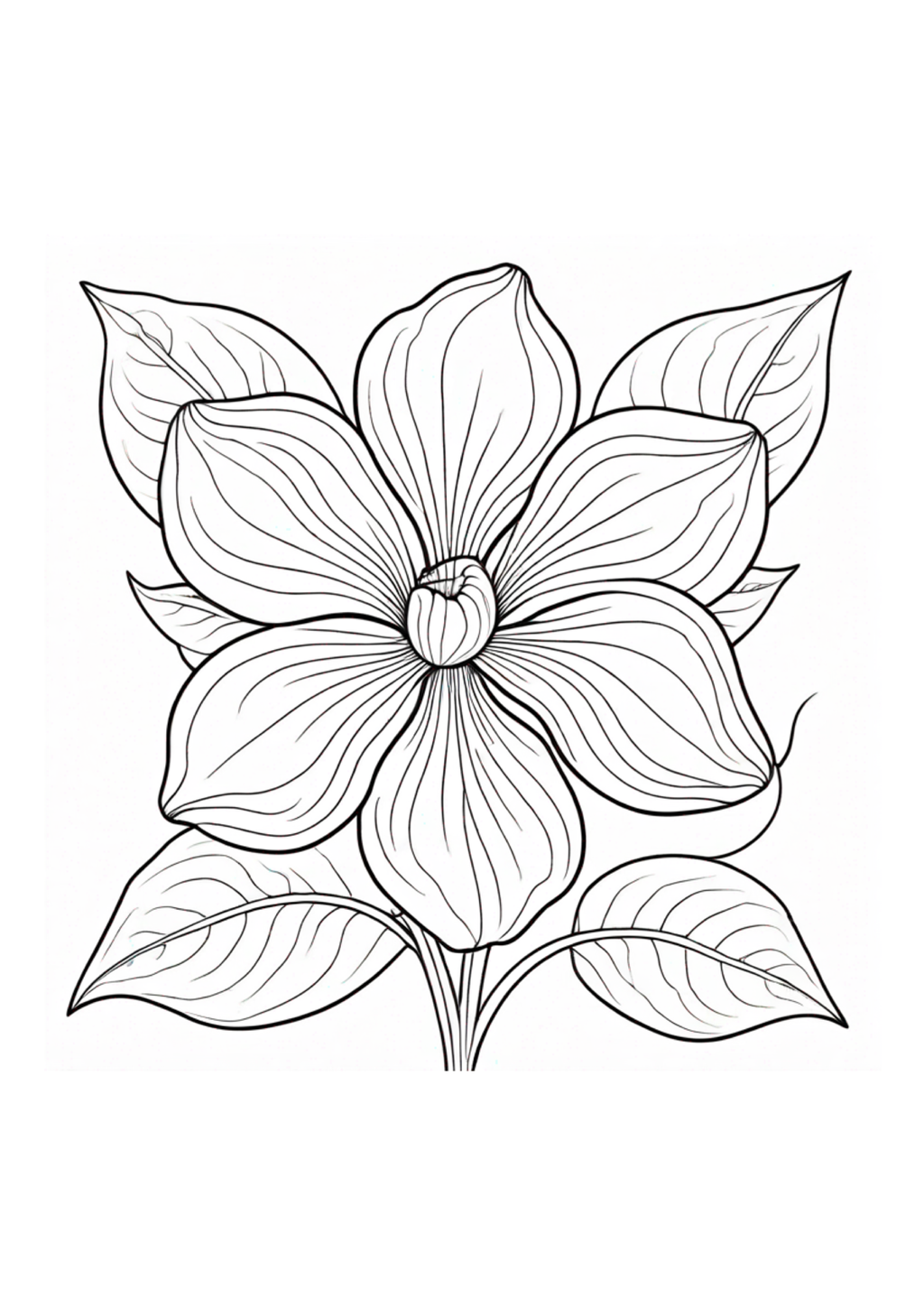 Abstract Flowers - Adult Coloring - Paperback