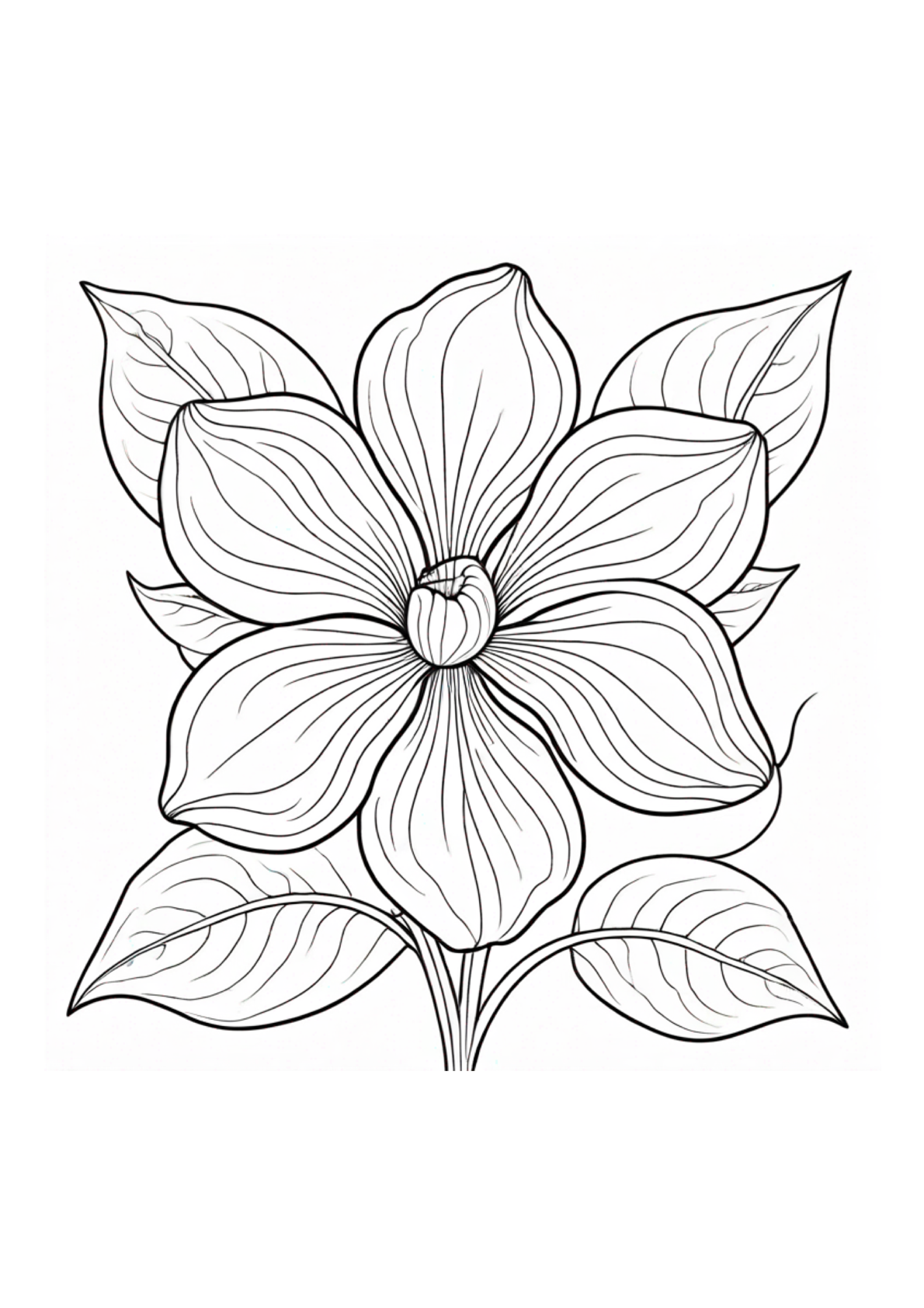 Abstract Flowers - Adult Coloring - Paperback