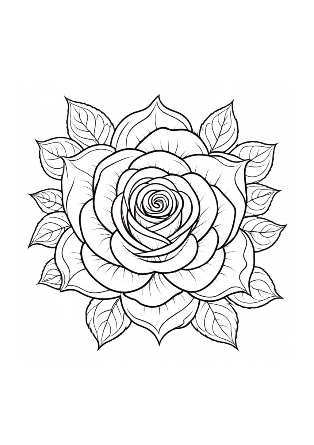 Abstract Flowers - Adult Coloring - Paperback