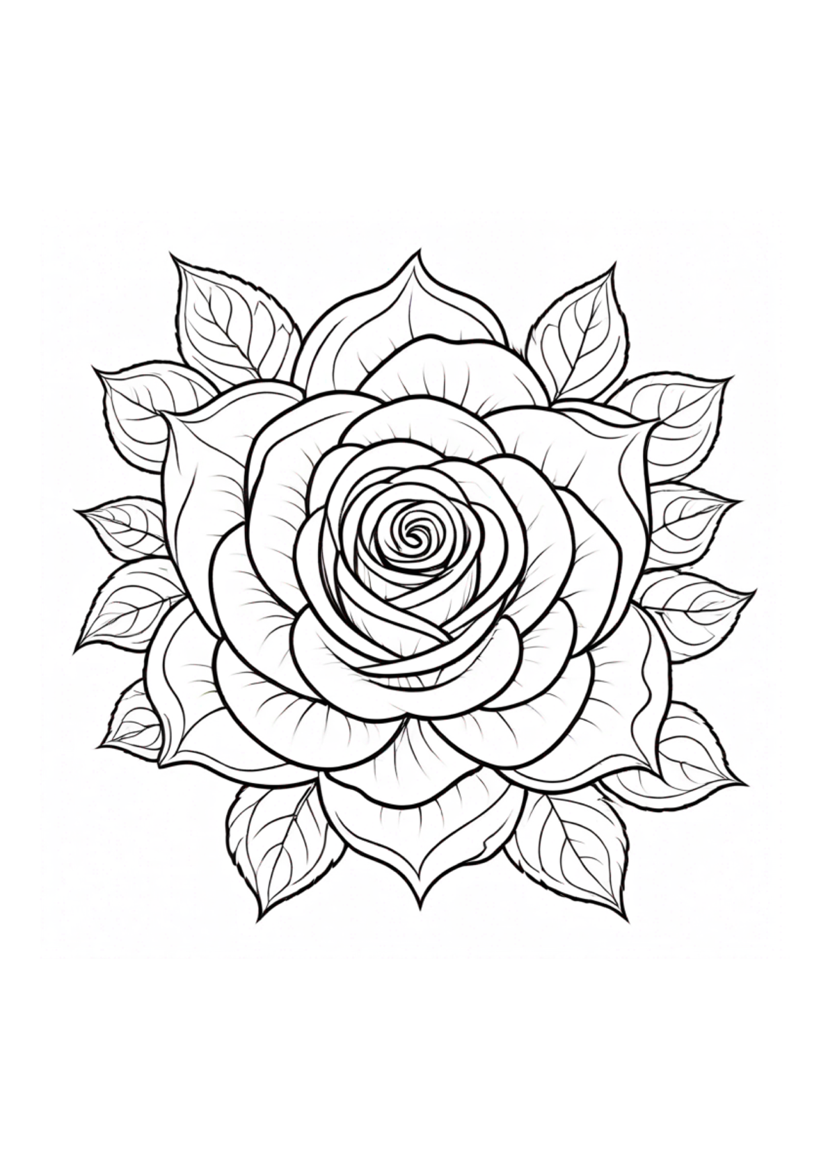 Abstract Flowers - Adult Coloring - Paperback