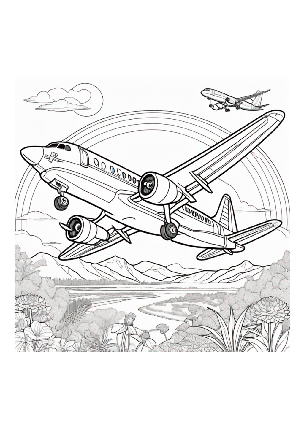 Airplanes - Colorbook - Paperback