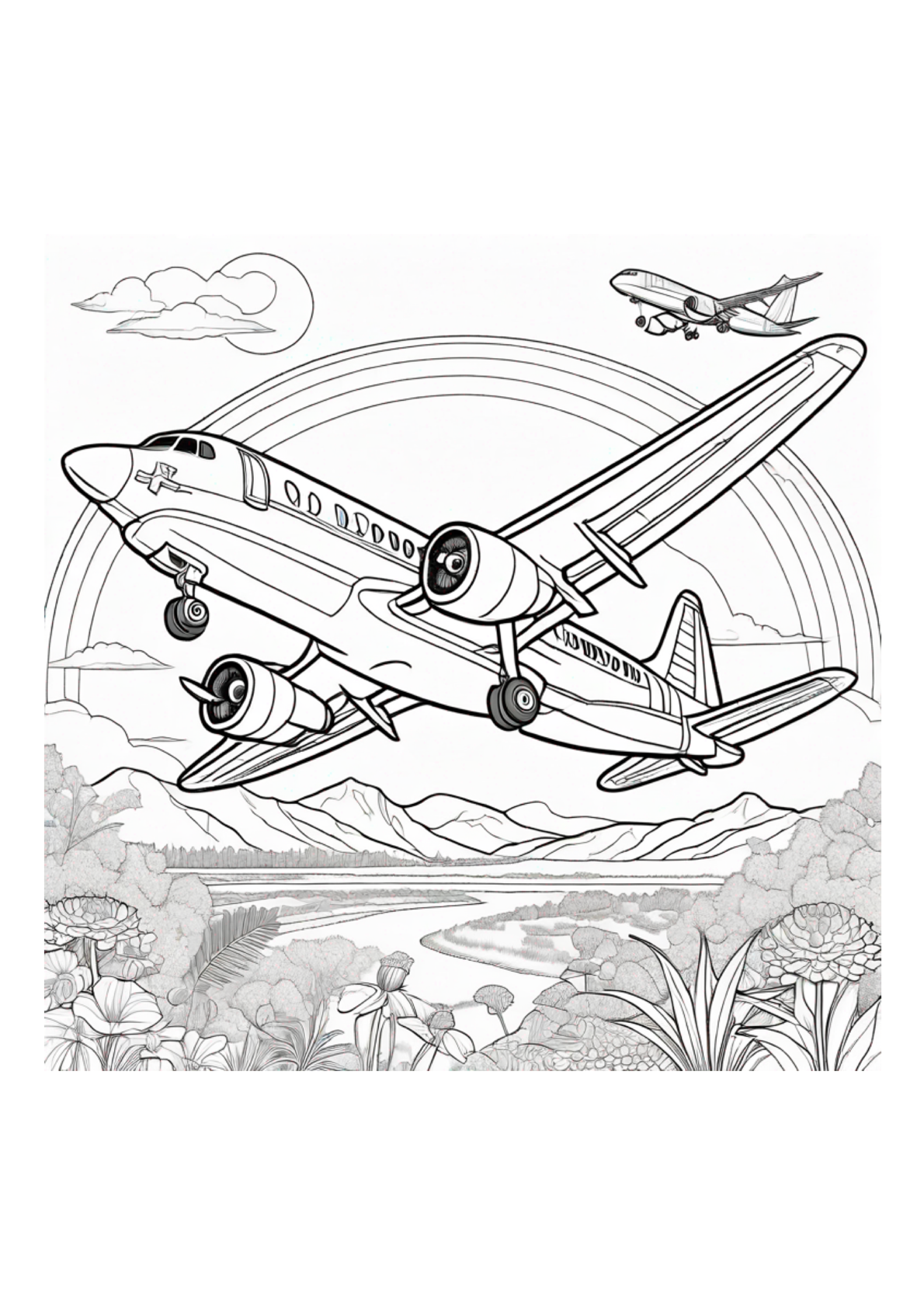 Airplanes - Colorbook - Paperback
