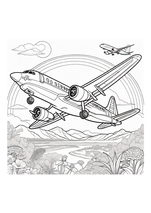 Airplanes - Colorbook - Paperback