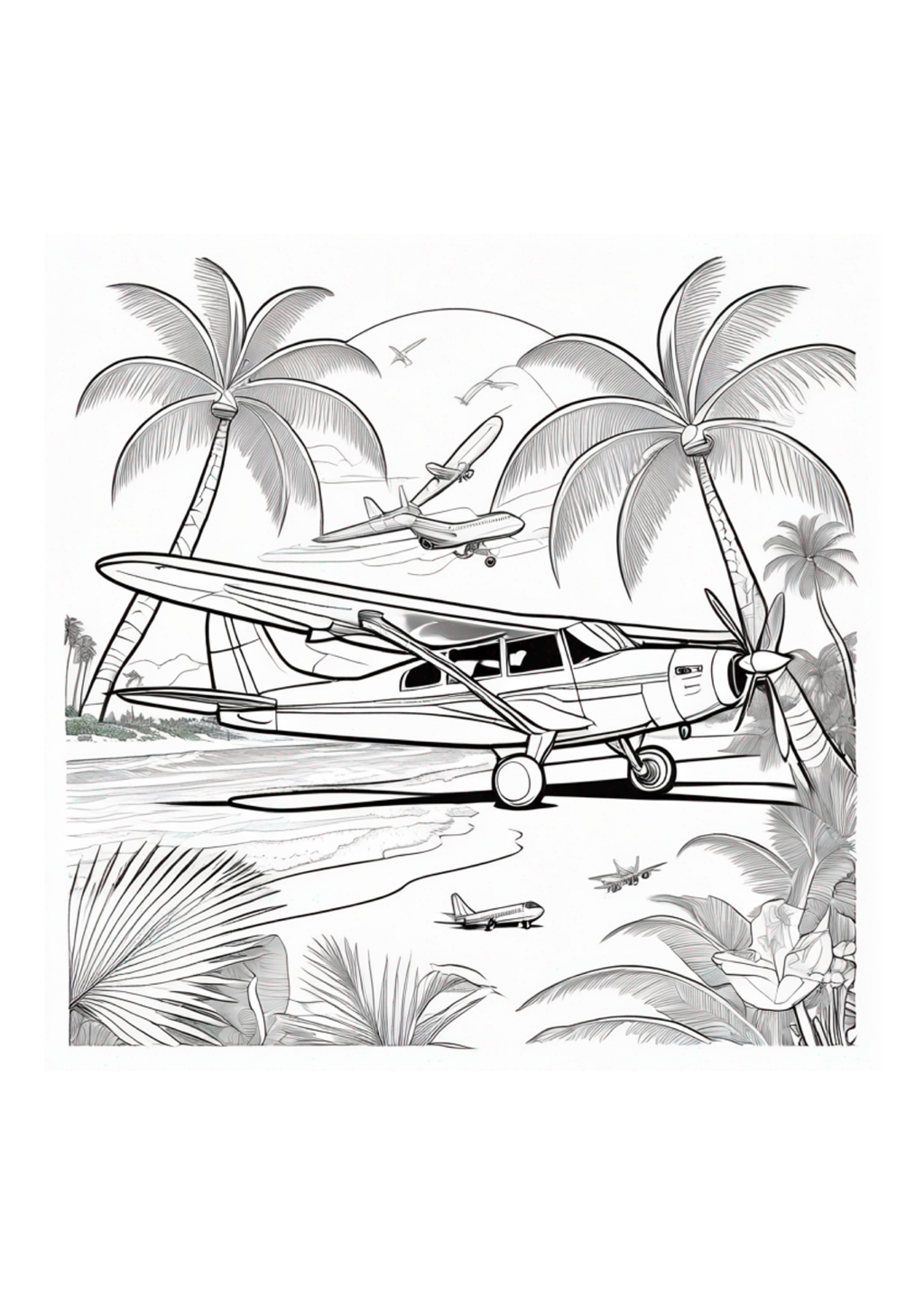 Airplanes - Colorbook - Paperback