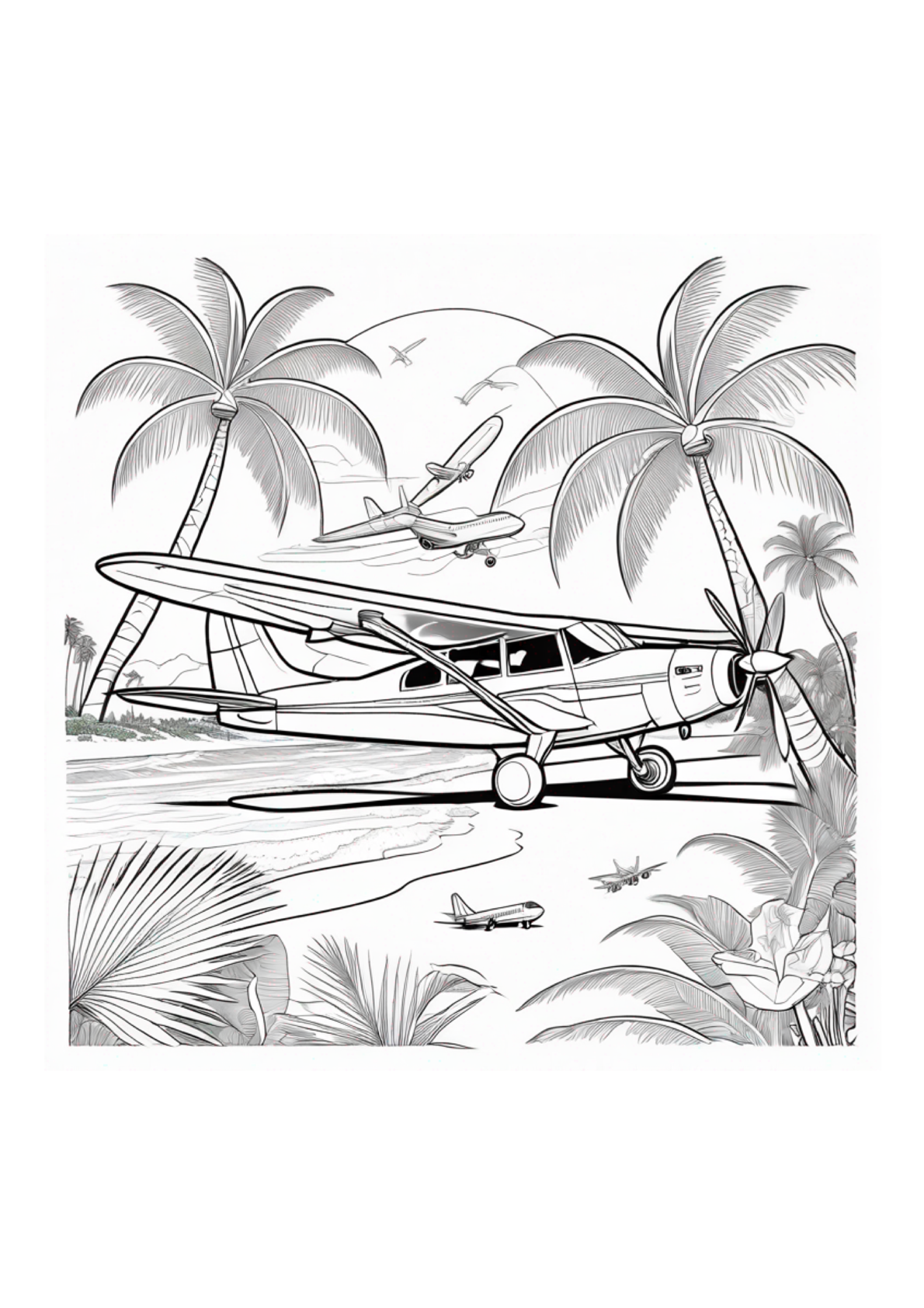 Airplanes - Colorbook - Paperback