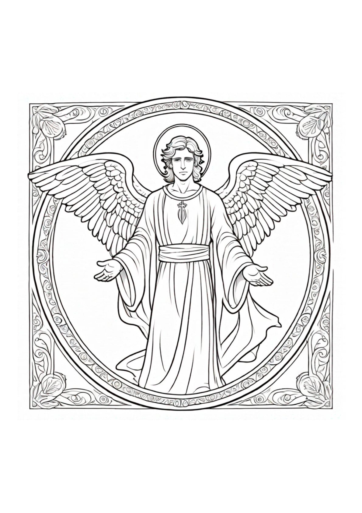 Angels - Color Book - (40pgs) Paperback