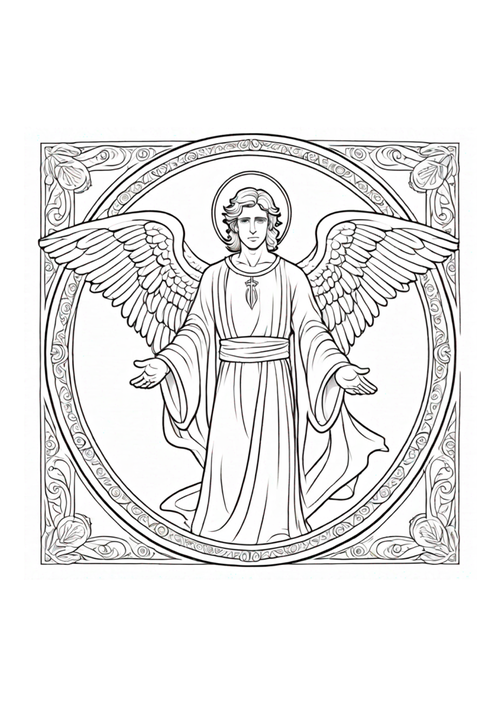 Angels - Color Book - (40pgs) Paperback