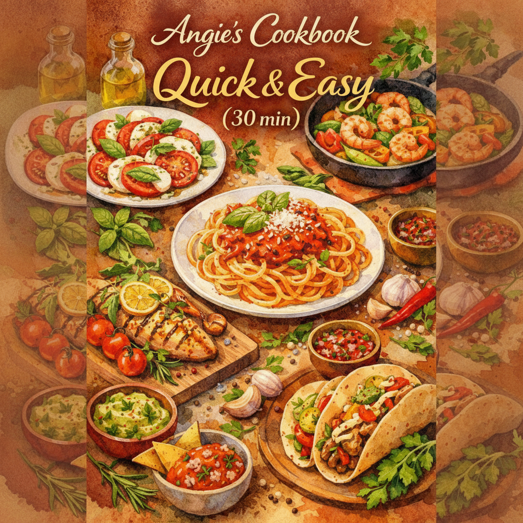 Angie's Cookbook Quick & Easy (30 min) - Paperback