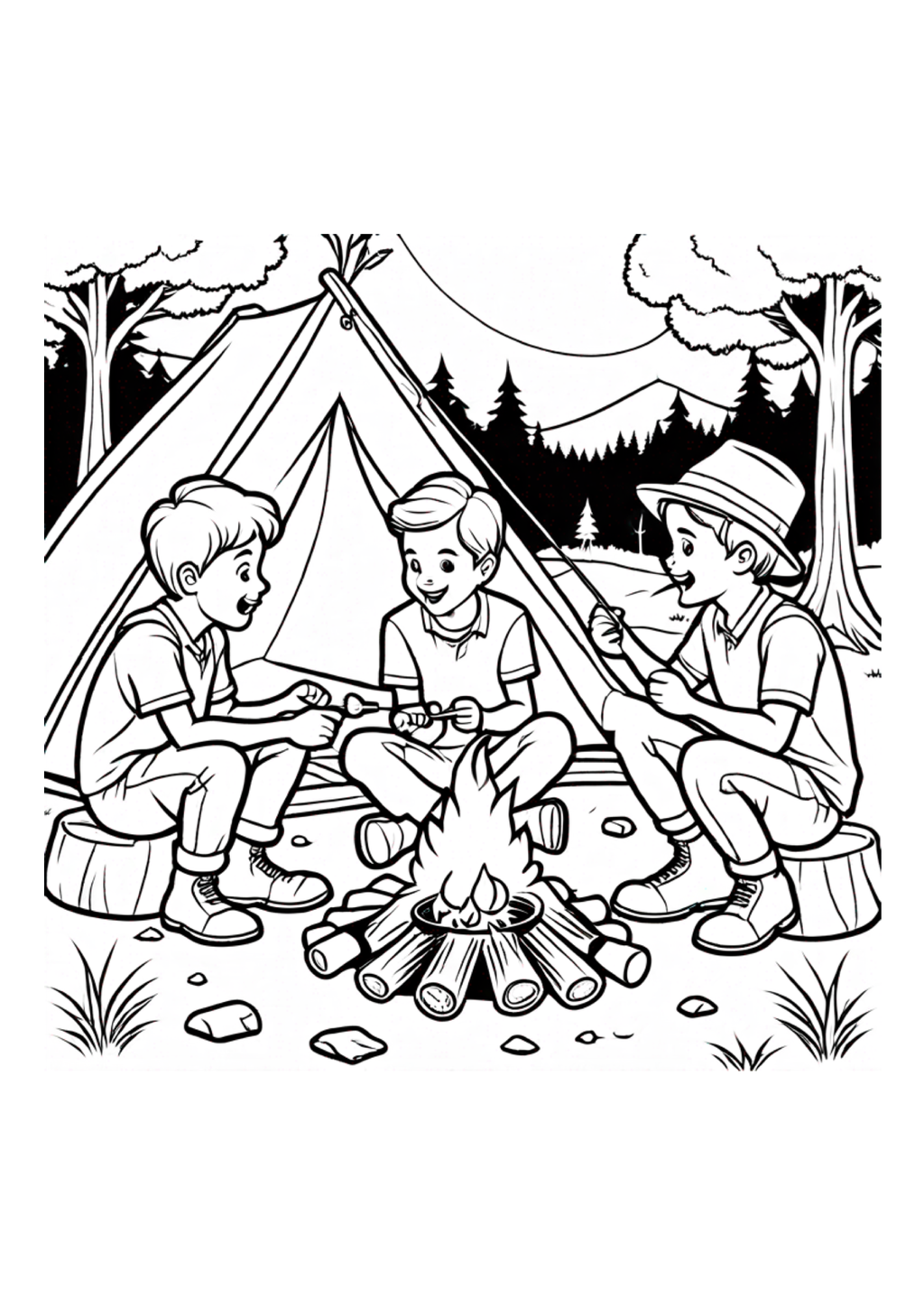 Brothers Coloring Book: A Celebration of Brotherhood and Family (40 Pages) Paperback