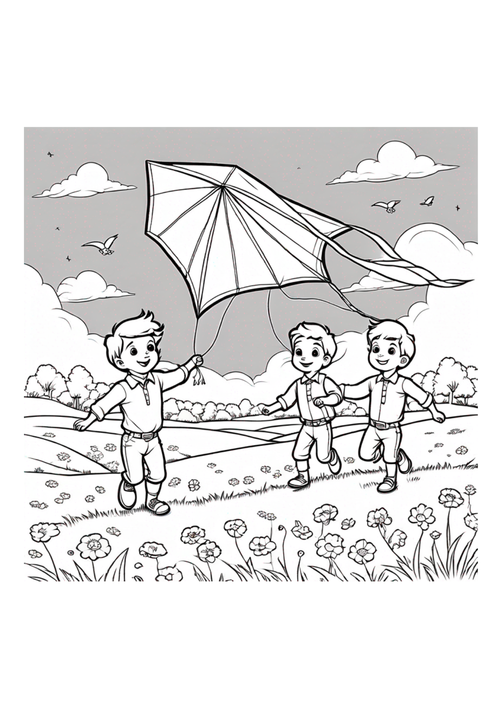 Brothers Coloring Book: A Celebration of Brotherhood and Family (40 Pages) Paperback