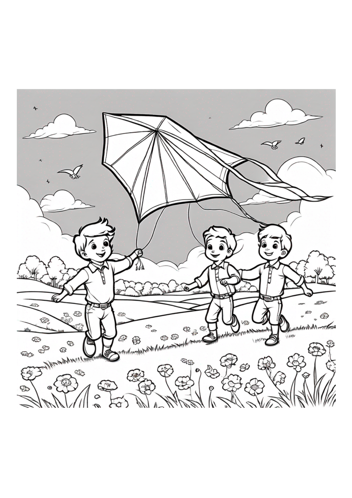 Brothers Coloring Book: A Celebration of Brotherhood and Family (40 Pages) Paperback