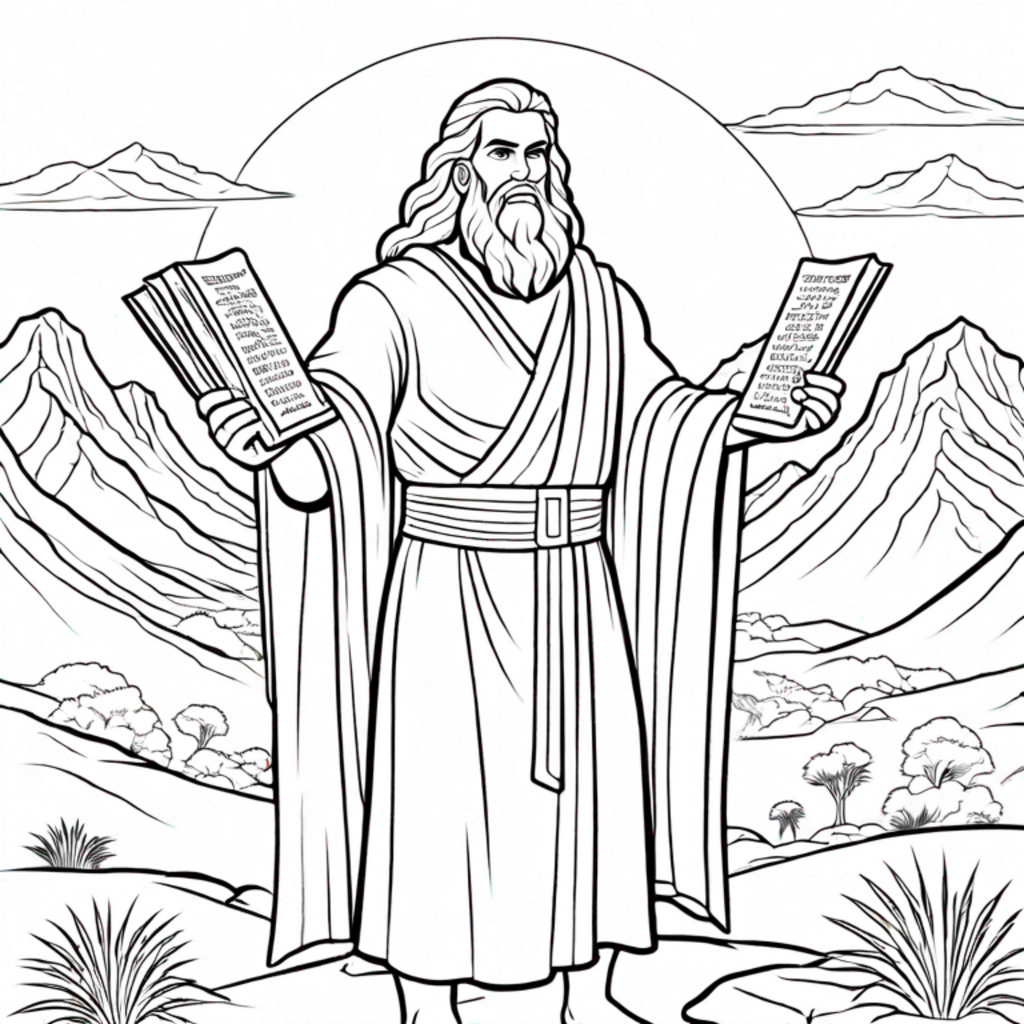 Bible Story Color Book- Paperback