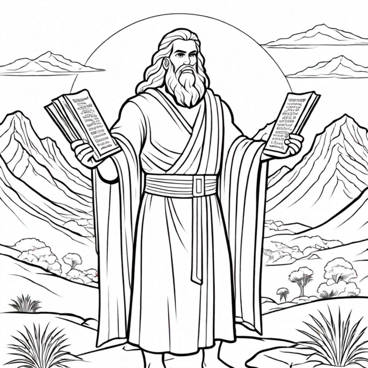 Bible Story Color Book- Paperback