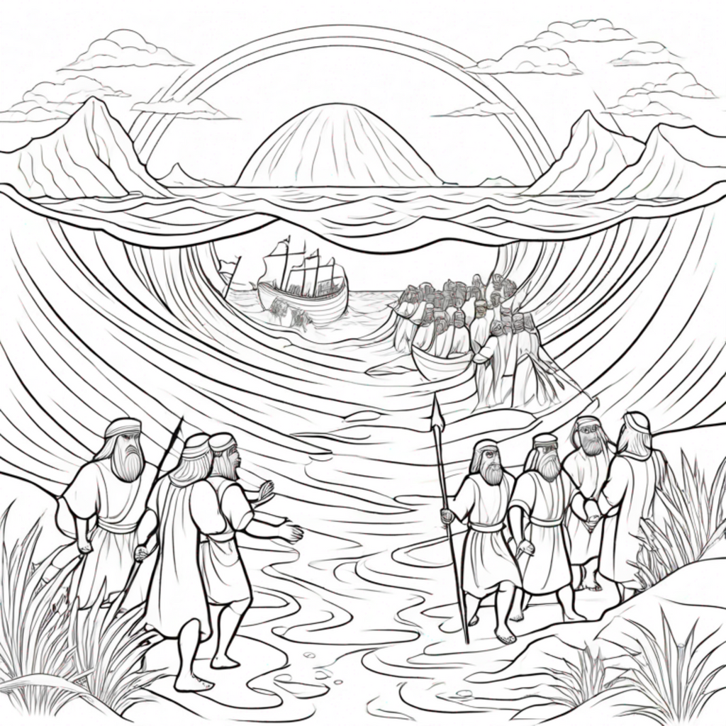 Bible Story Color Book- Paperback