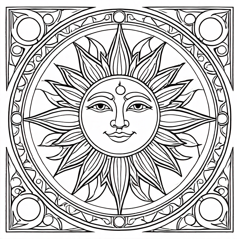 Geometric Coloring Book - Paperback