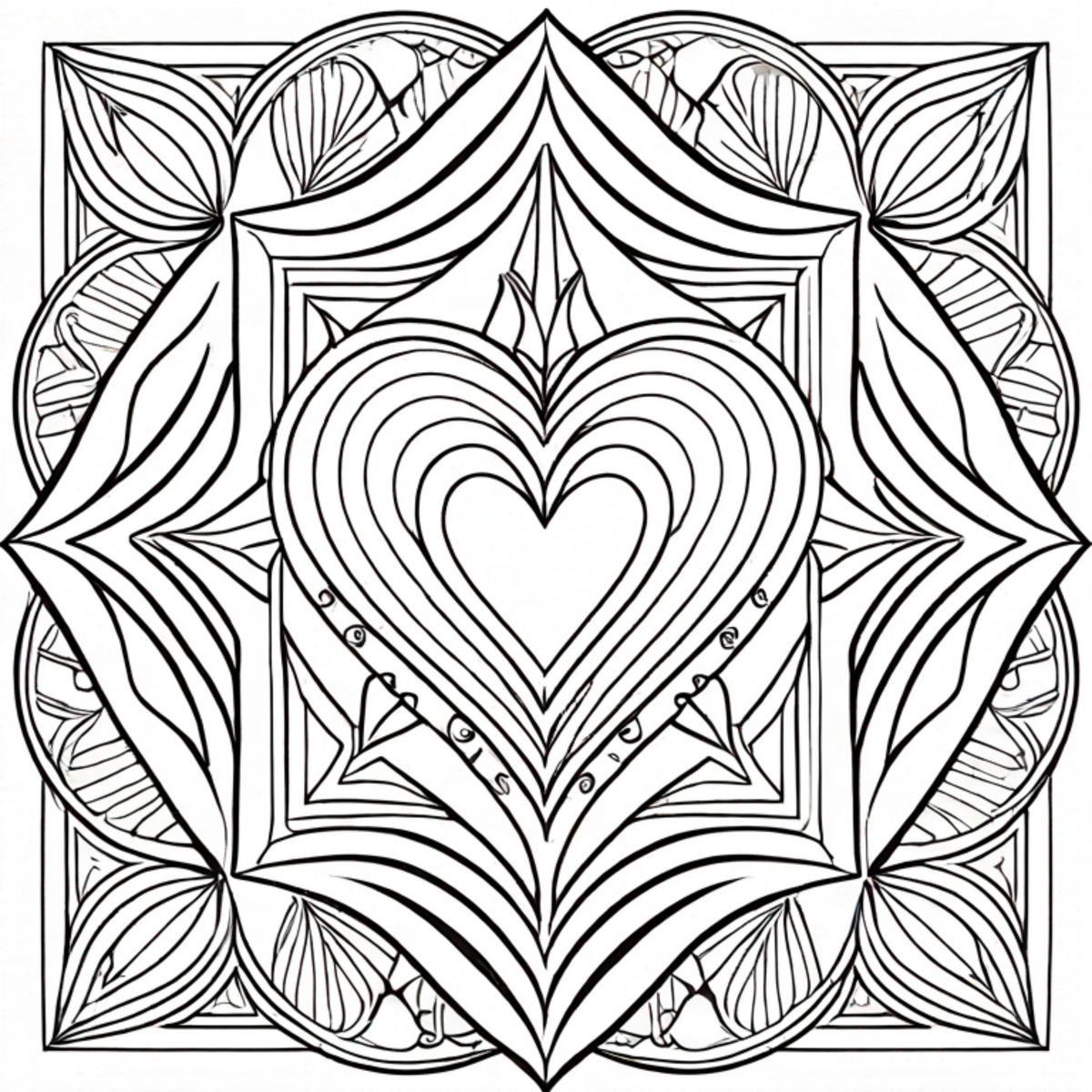 Geometric Coloring Book - Paperback