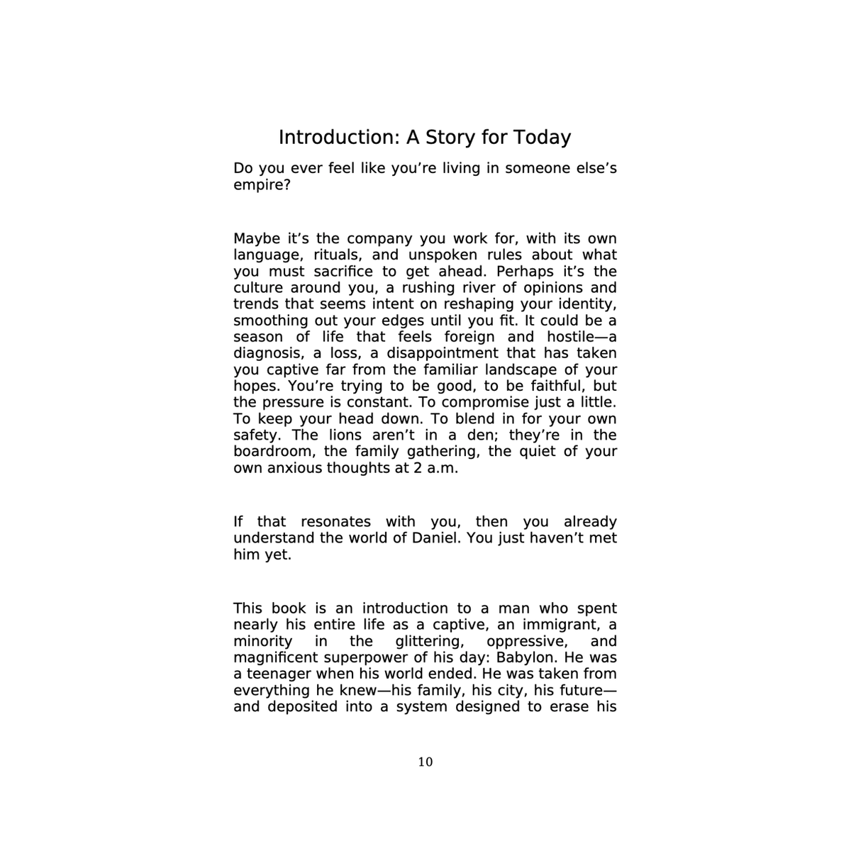 Daniel's Journey: The Prophet in the Lion's Den e-Book