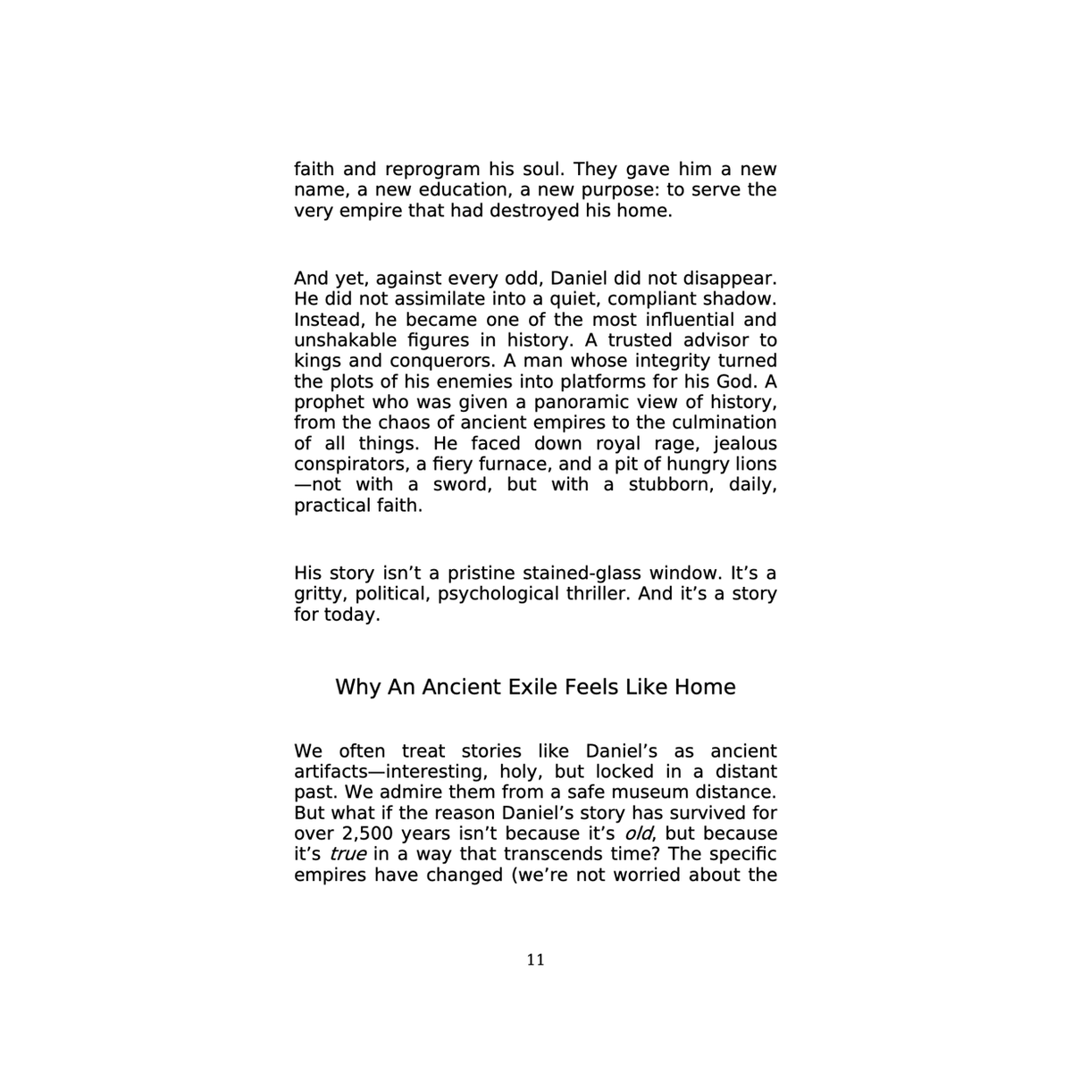 Daniel's Journey: The Prophet in the Lion's Den e-Book