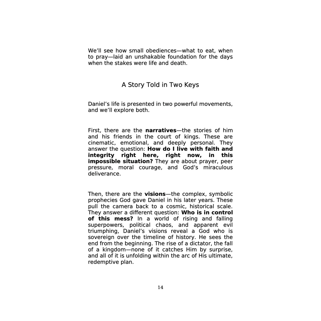 Daniel's Journey: The Prophet in the Lion's Den e-Book