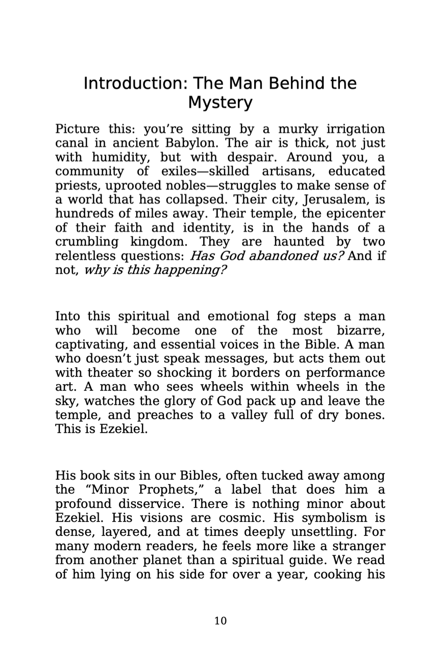 Ezekiel: The Prophet's Story - Paperback