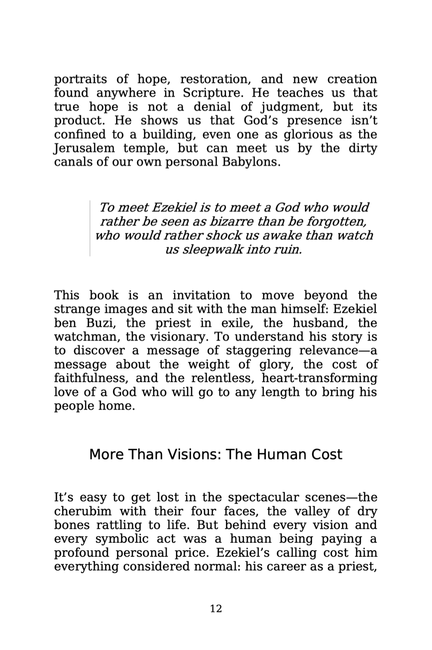 Ezekiel: The Prophet's Story - Paperback