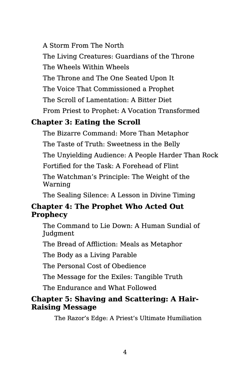 Ezekiel: The Prophet's Story (214pgs)  e-Book