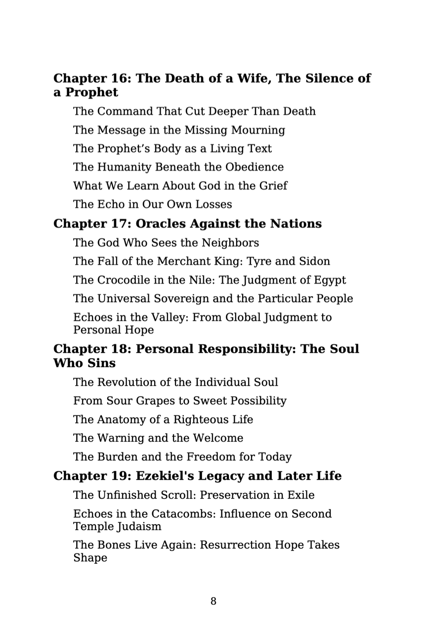 Ezekiel: The Prophet's Story (214pgs)  e-Book