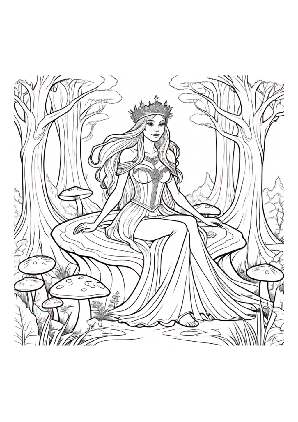 Fantasy Stories - Adult Coloring -Paperback