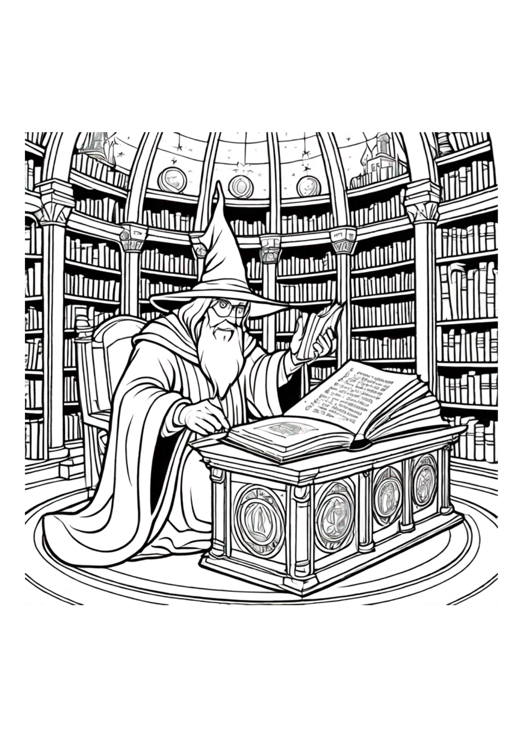 Fantasy Stories - Adult Coloring -Paperback