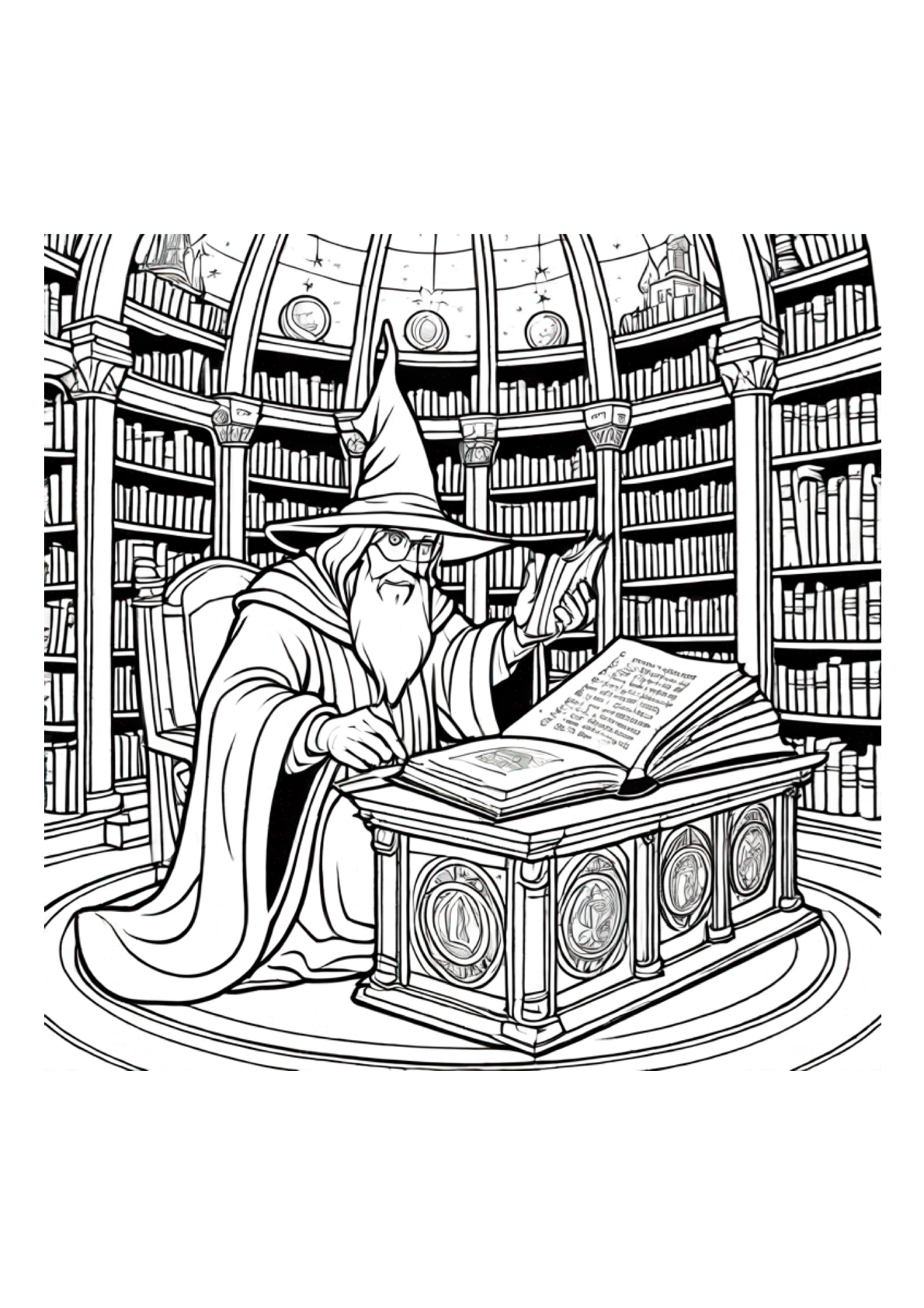 Fantasy Stories - Adult Coloring -Paperback