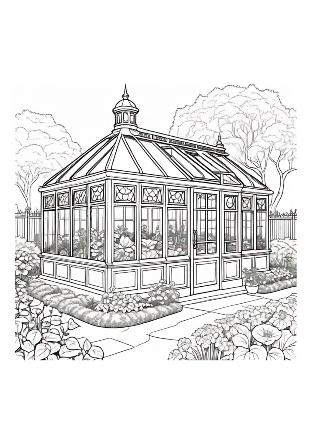 Gardens - Coloring Book - Paperback