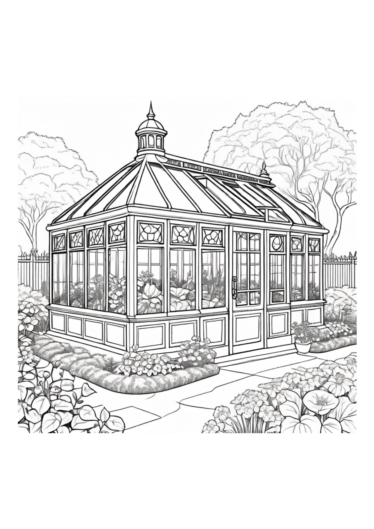 Gardens - Coloring Book - Paperback