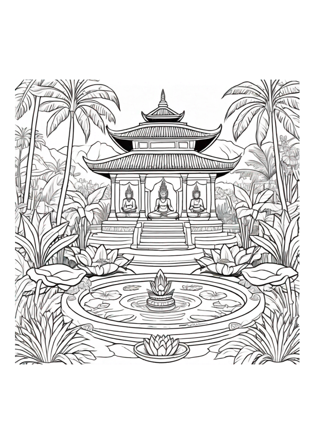 Gardens - Coloring Book - Paperback
