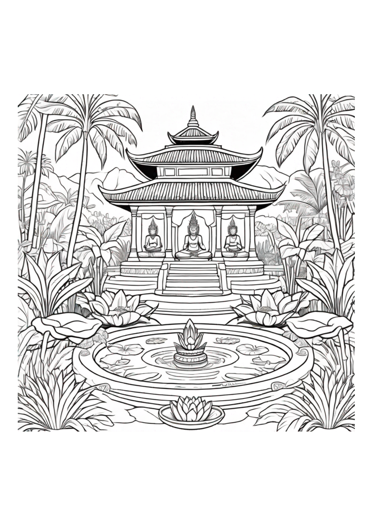 Gardens - Coloring Book - Paperback