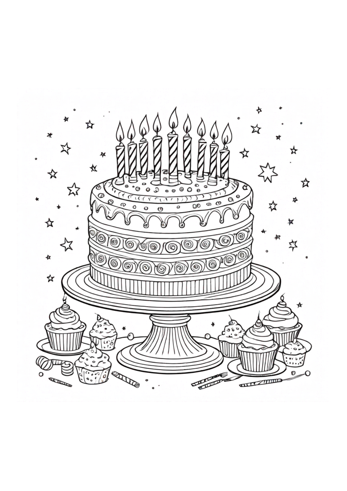 Happy Birthday - Color Book - Paperback